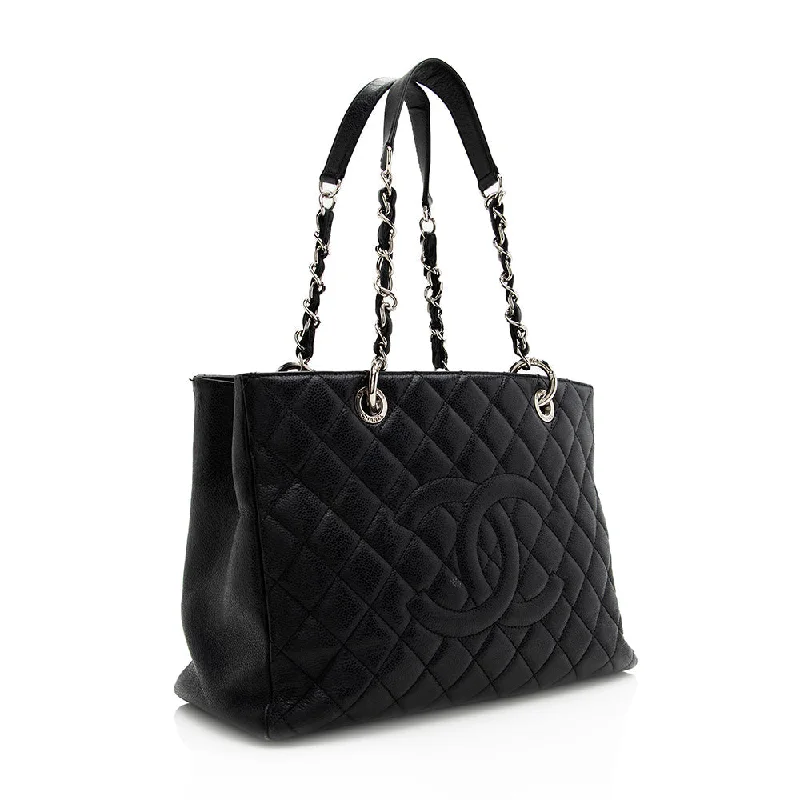 Chanel Caviar Leather Grand Shopping Tote (21543)