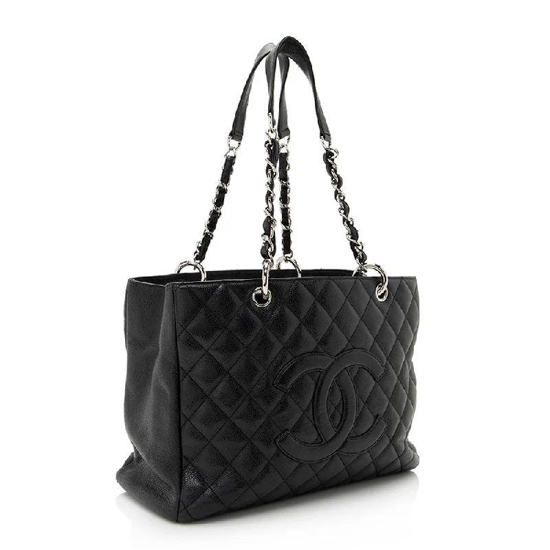 Chanel Caviar Leather Grand Shopping Tote (21609)