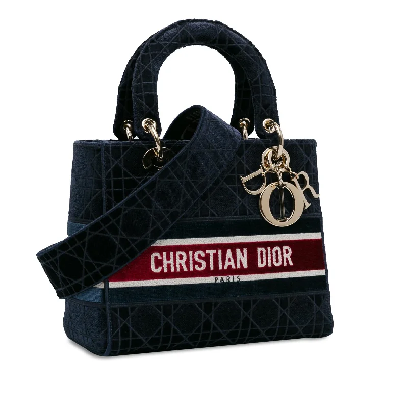 Dior Medium Velvet Cannage Lady D-Lite (ysoyN0)