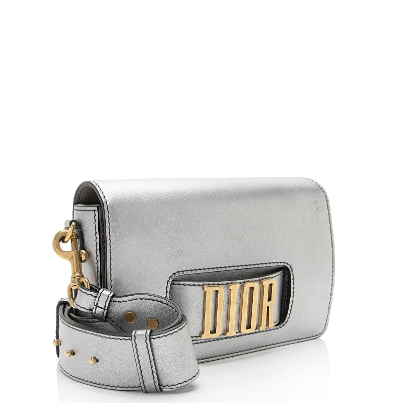 Dior Metallic Grained Calfskin Dio(R)evolution Flap Bag (d0R0IT)