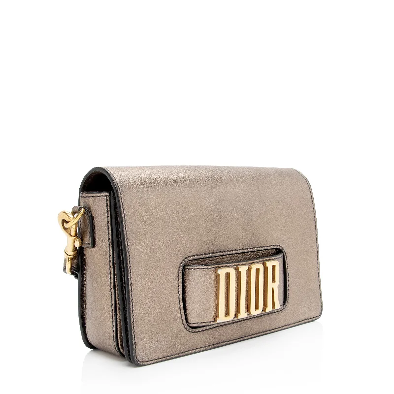 Dior Metallic Grained Calfskin Dio(R)evolution Flap Bag (ud74bp)